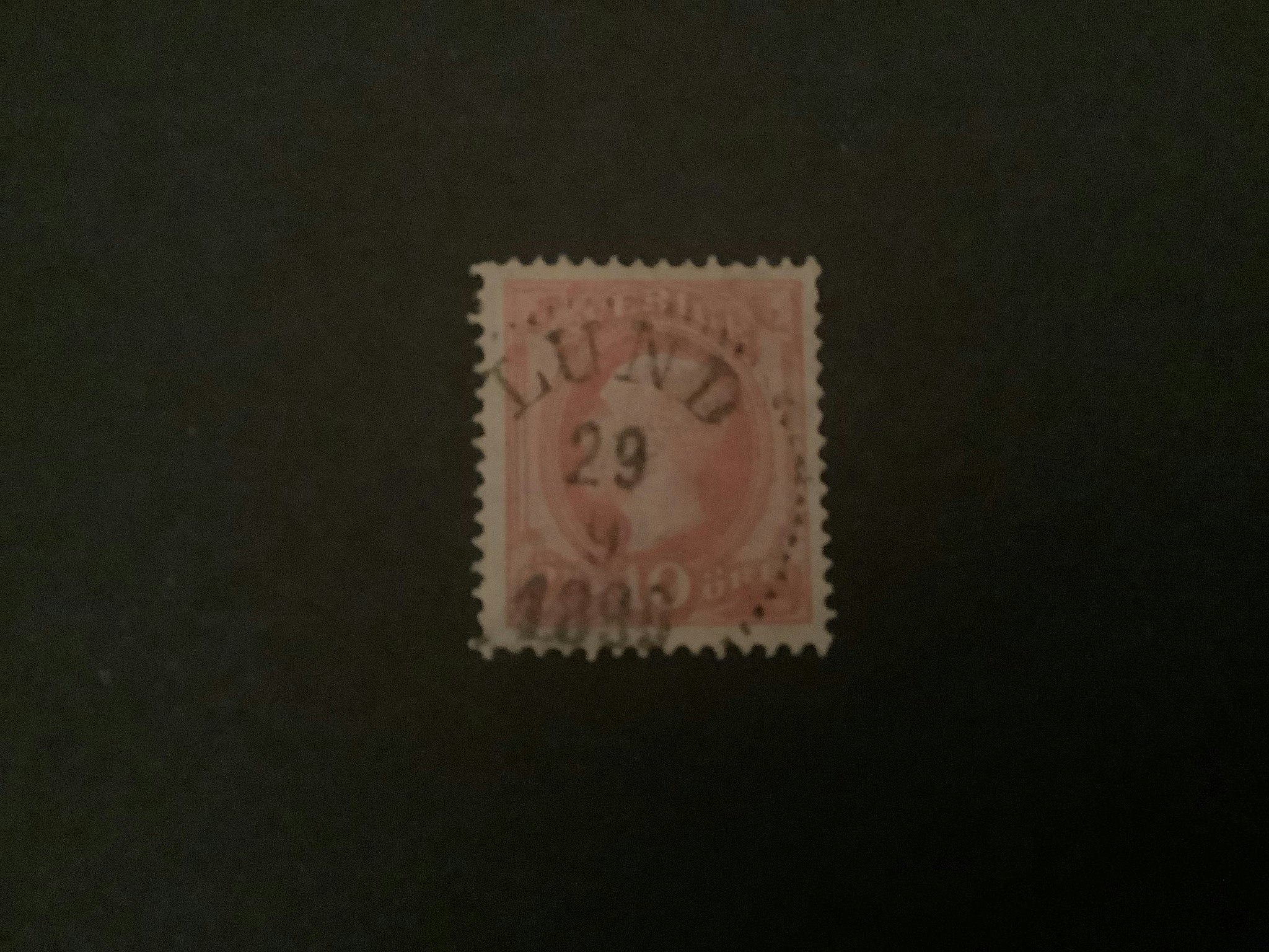 Facit nr 45 lyxstämplat LUND