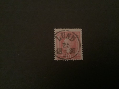 Facit nr 45 lyxstämplat LUND