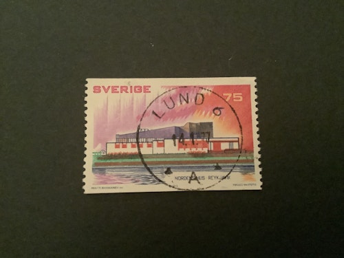 Norden III facit nr 825 lyxstämplat LUND 6