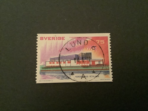 Norden III facit nr 825 lyxstämplat LUND 6