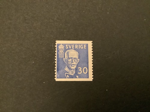 Gustaf V 80 år facit nr 268 postfriskt märke