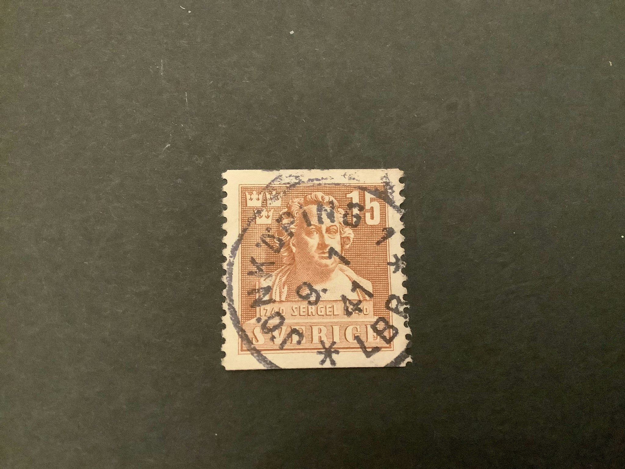 Sergel facit nr 326 A  praktstämplat JÖNKÖPING 1 *LBR*