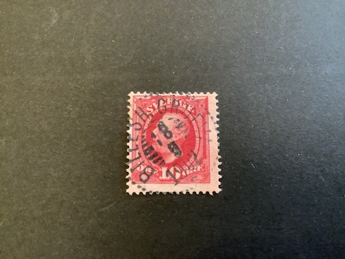 Fnr 54 praktstämplat BILLESH. GRUFVA