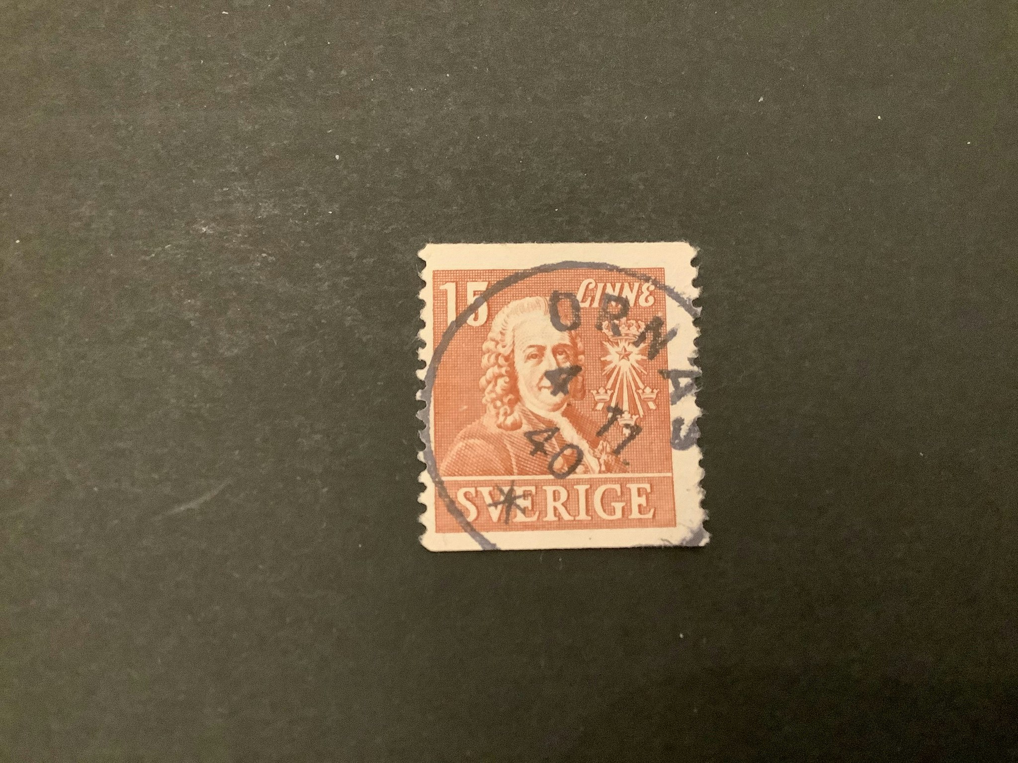 Kungl. Vetenskapsak. Facit nr 321 A Praktstämplat ORNÄS