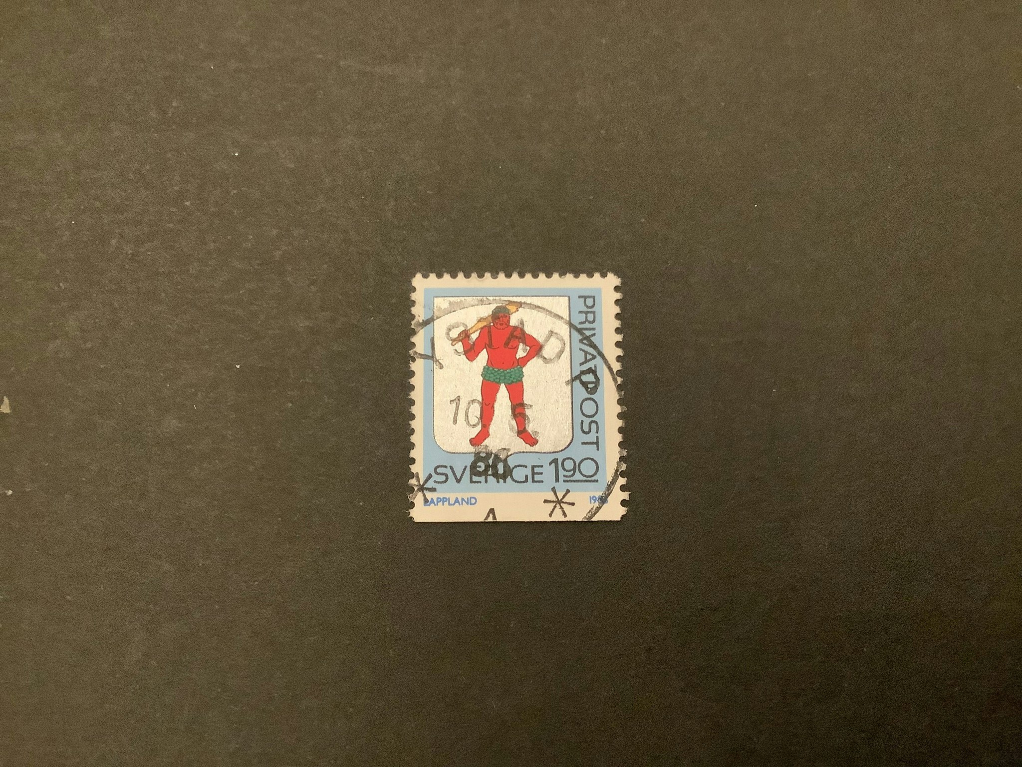Rabattmärken VIII facit nr 1406 praktstämplat YSTAD P