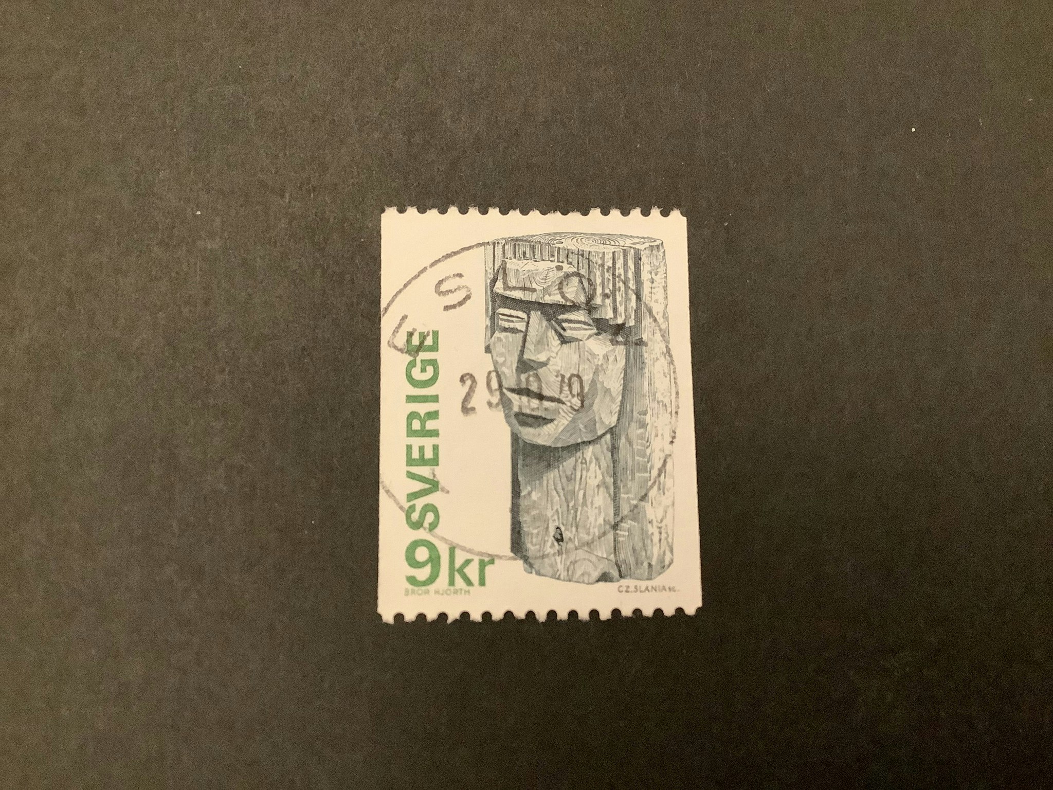 Flickhuvud facit nr 975 lyxstämplat ESLÖV