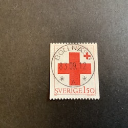 Röda korset facit nr 1268 lyxstämplat BOLLNÄS 3