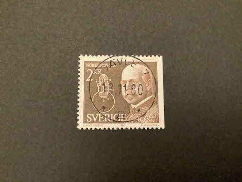 Nobelpris 1920 facit nr 1149  Lyxstämplat GÄVLE 7