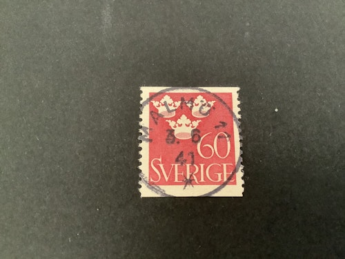 Tre kronor facit nr 286 lyxstämplat MALMÖ 11