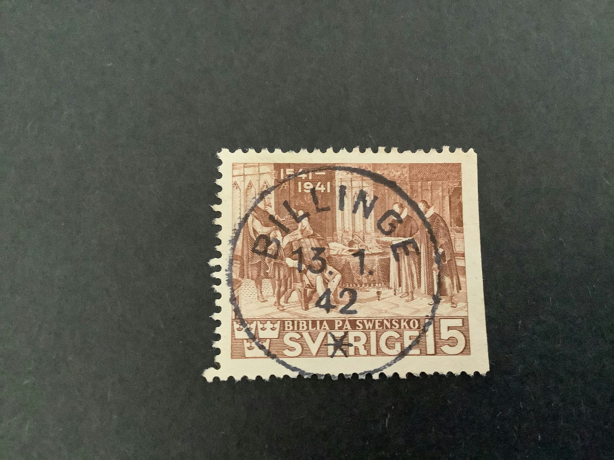 Bibeln facit nr 328 B2 lyxstämplat BILLINGE