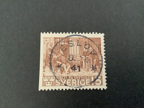 Bibeln facit nr 328 B1 lyxstämplat ESLÖV