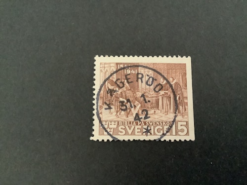 Bibeln facit nr 328 B2 praktstämplat KÅGERÖD