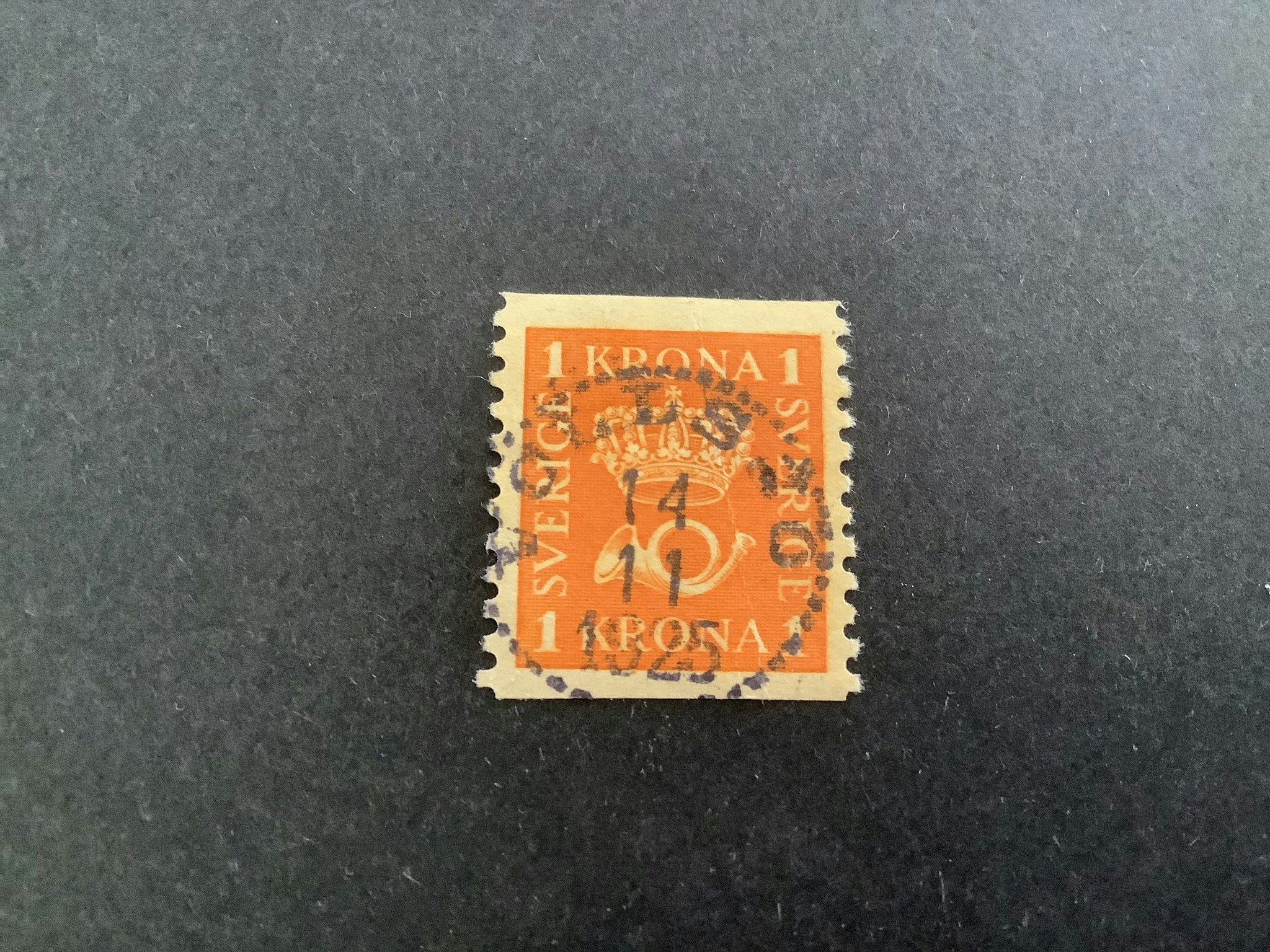 Postemblem facit nr 168 praktstämplat VOLLSJÖ