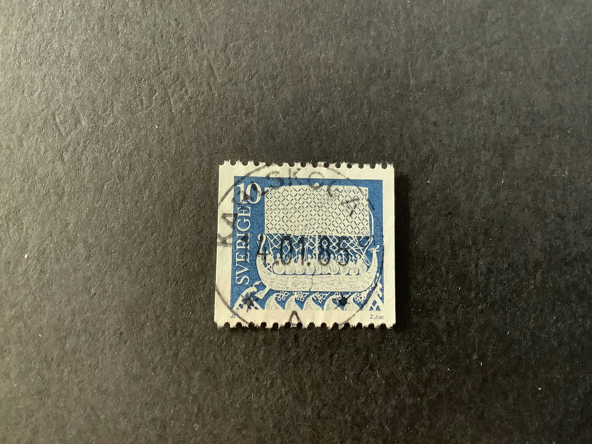 Forntida konst facit nr 817 V2 lyxstämplat KARLSKOGA 5