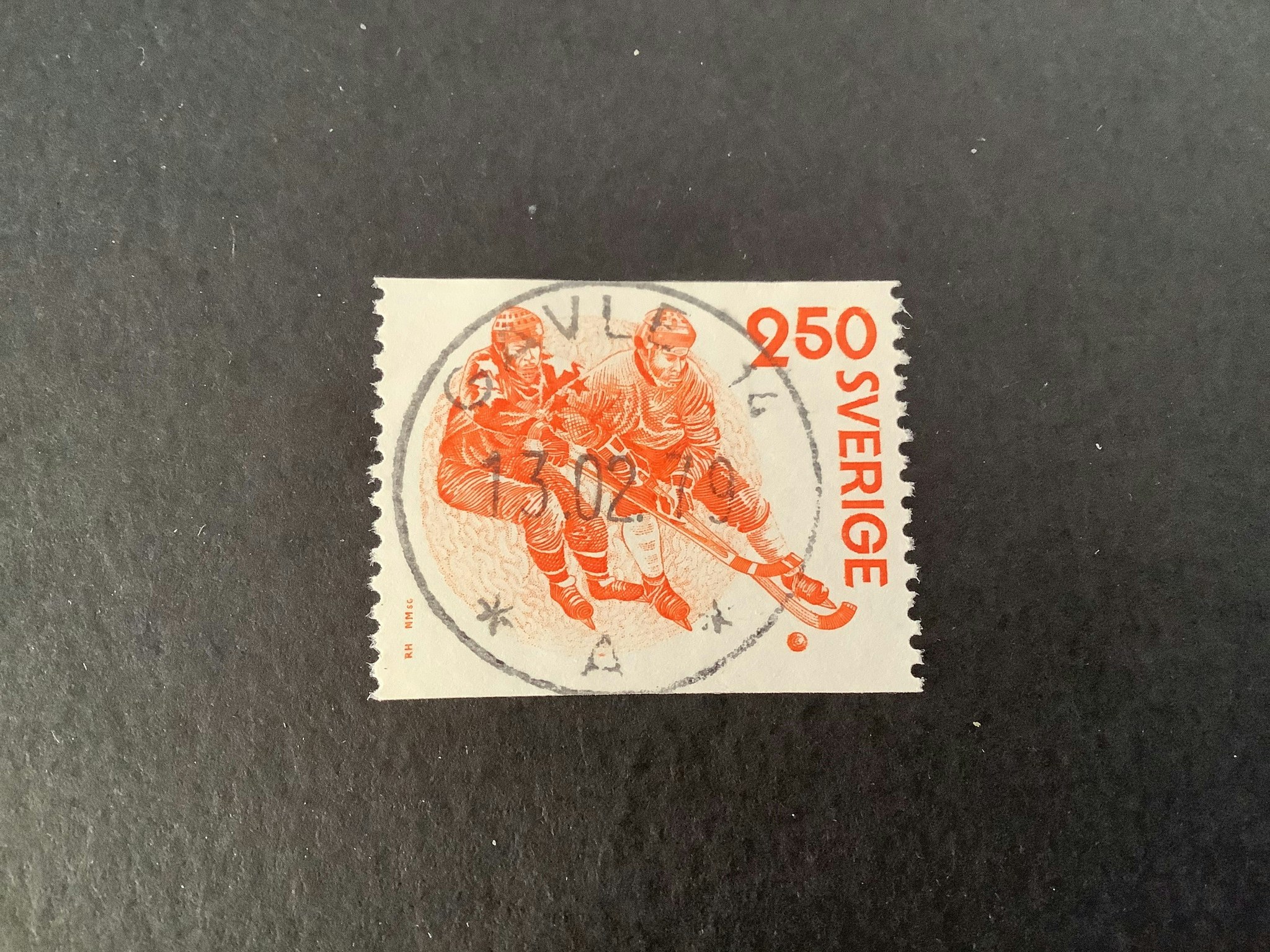 Bandy facit nr 1071 lyxstämplat GÄVLE 14