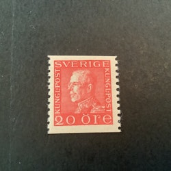 Gustaf V profil vänster facit nr 180 a postfriskt märke