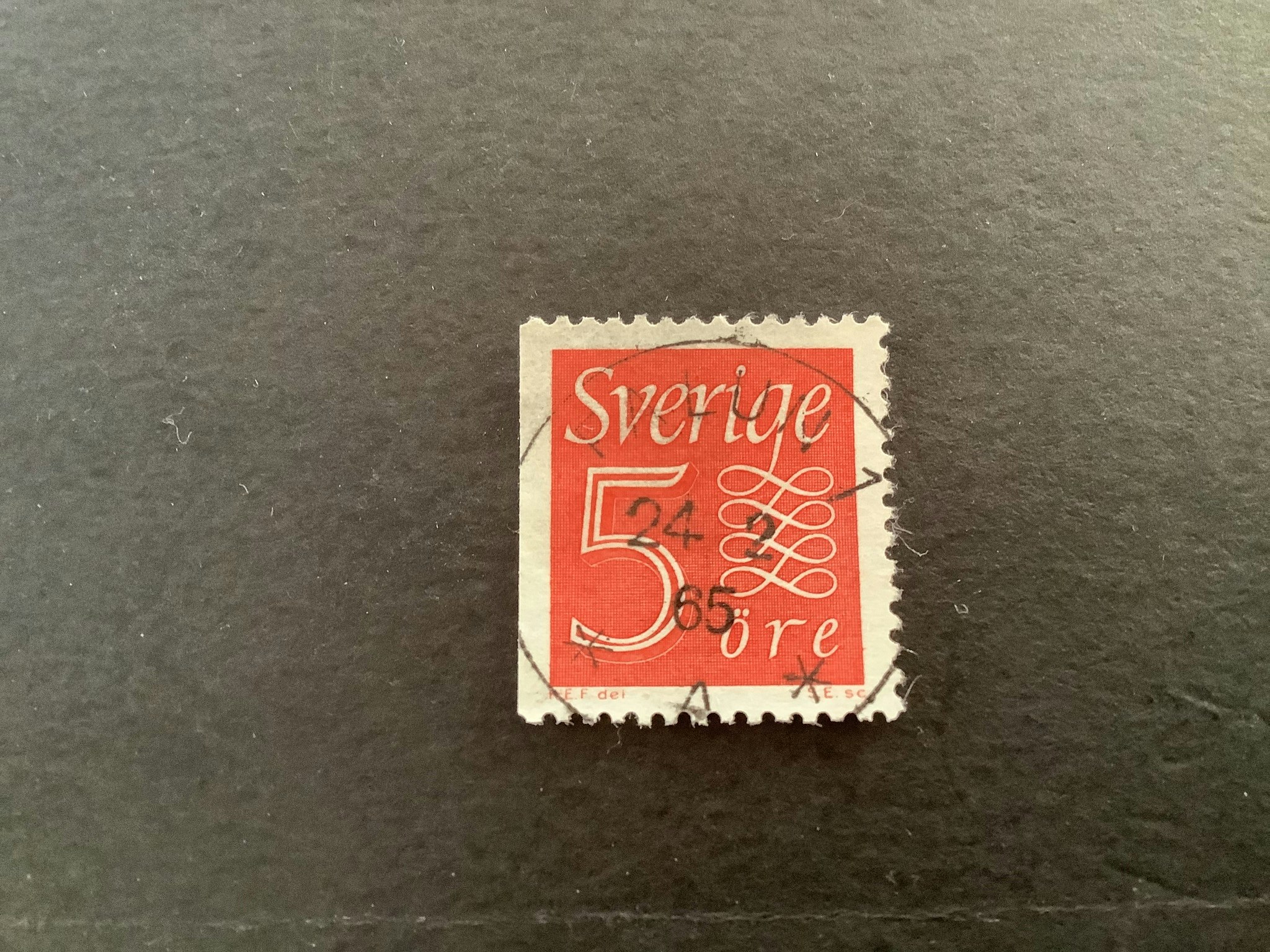 Ny siffertyp facit nr 394 B1 praktstämplat FALUN 1