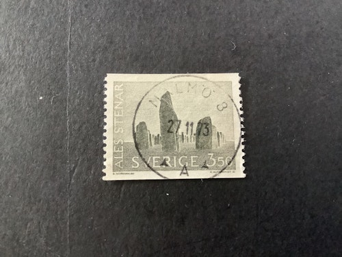 Ale stenar facit nr 579 lyxstämplat MALMÖ 8