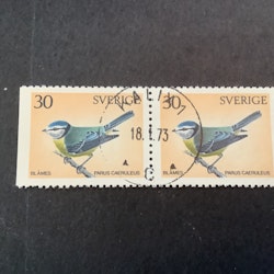 Svenska fåglar lyxstämplat par KALIX 1