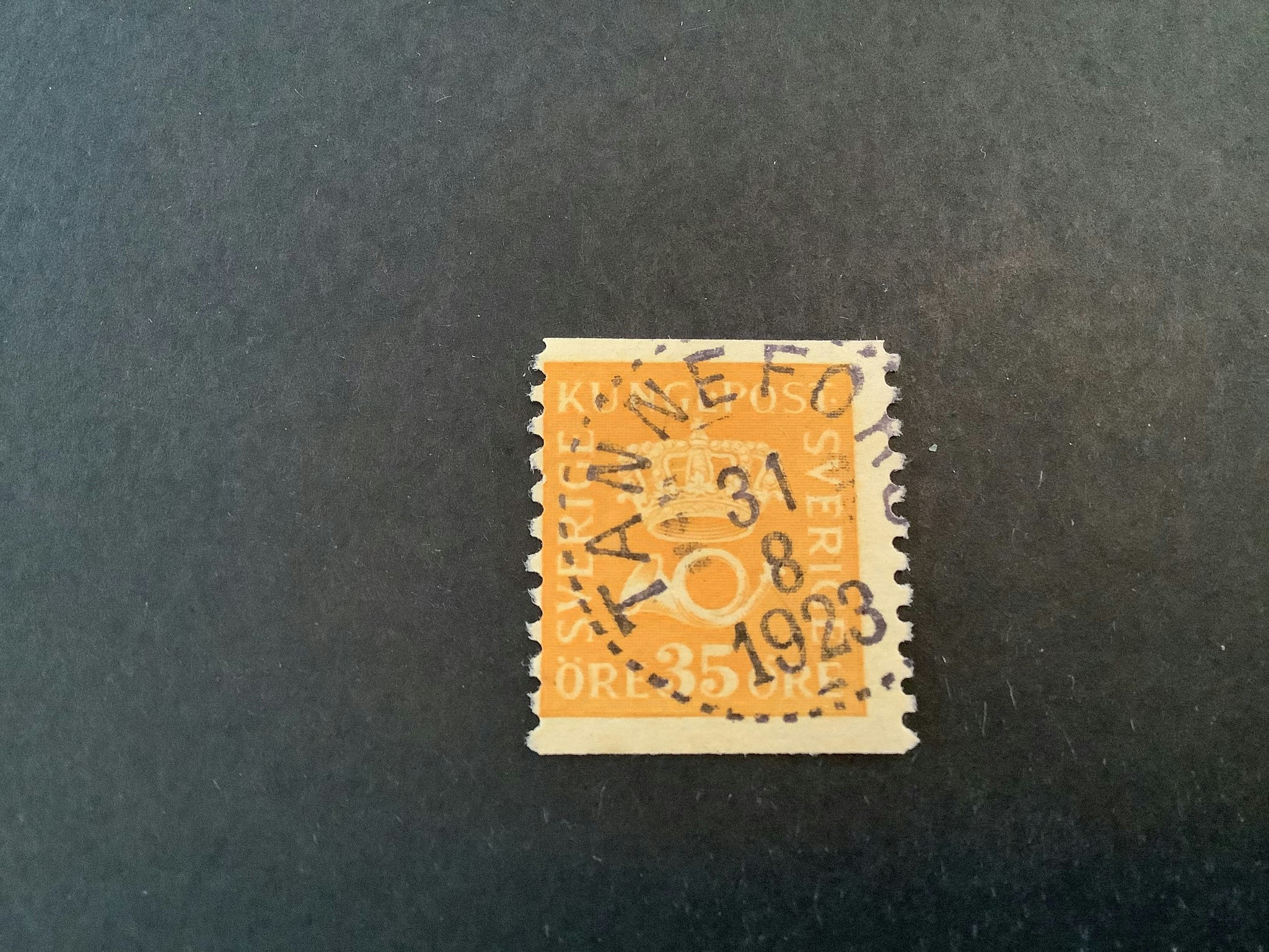 Postemblem facit nr 156 praktstämplat TANNEFORS