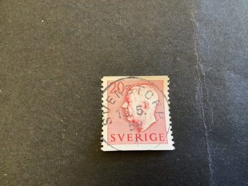 Gustaf VI Adolf typ I facit nr 405 A praktstämplat SVENSTORP