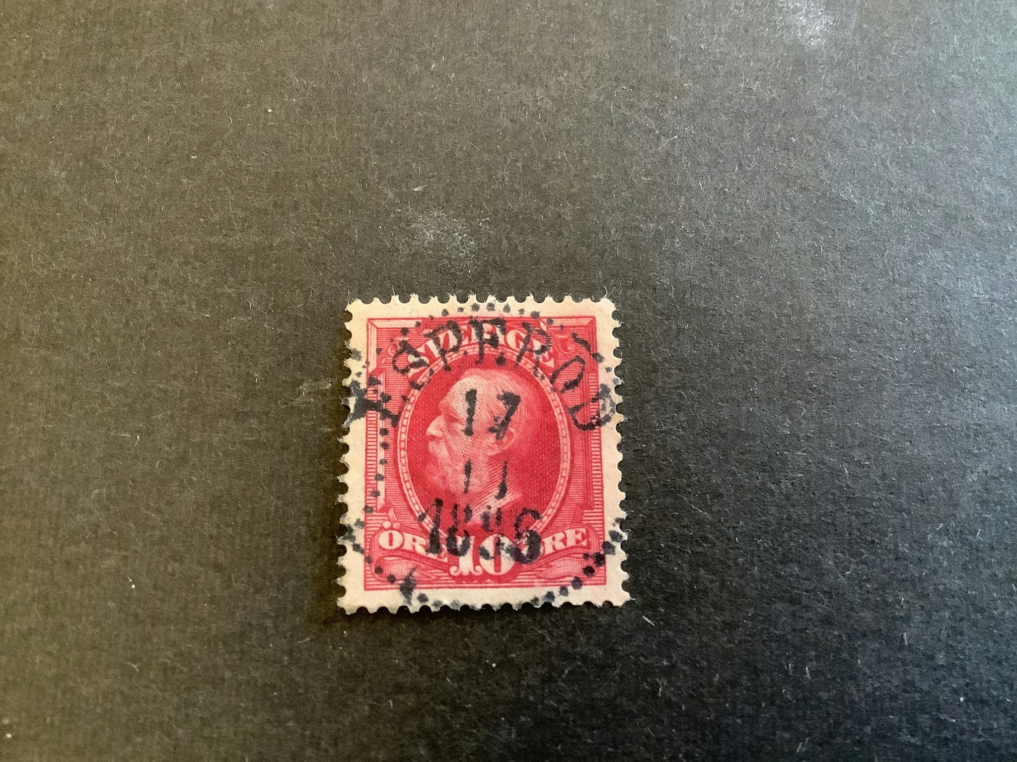 Oscar II facit nr 54 lyxstämplat ESPERÖD