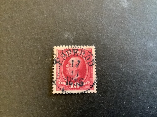 Oscar II facit nr 54 lyxstämplat ESPERÖD