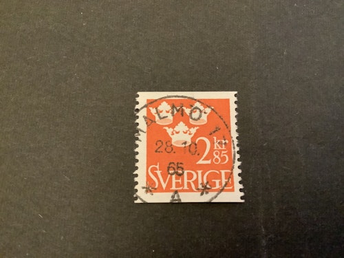 Tre kronor facit nr 316 praktstämplat MALMÖ 17