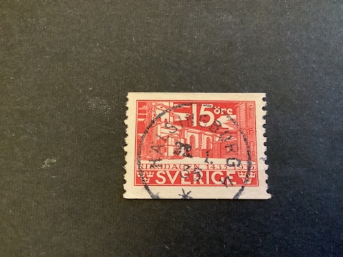 Riksdagen facit nr 242 A praktstämplat HÄLSINGBORG 4