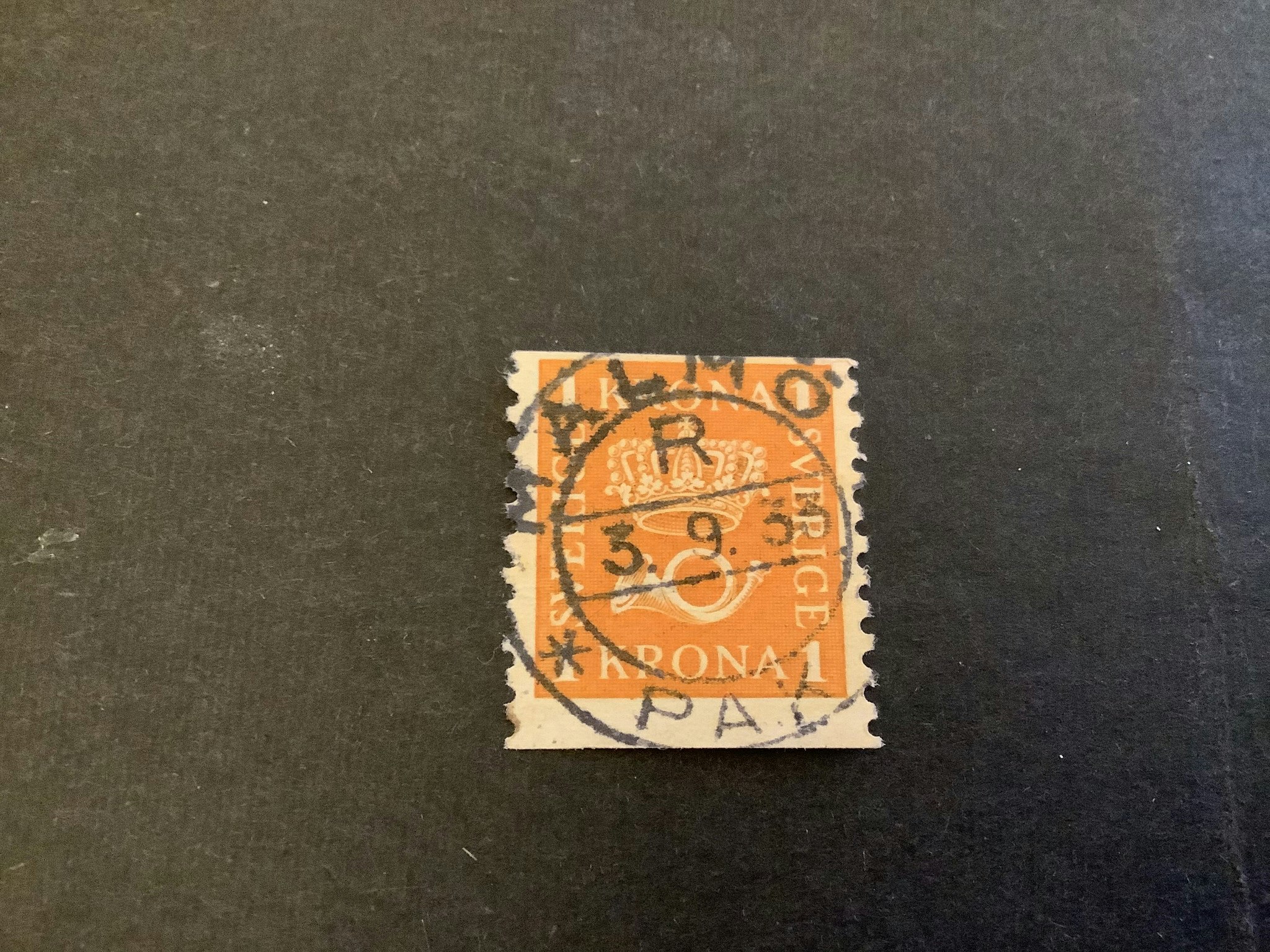 Postemblem facit nr 168 praktstämplat MALMÖ