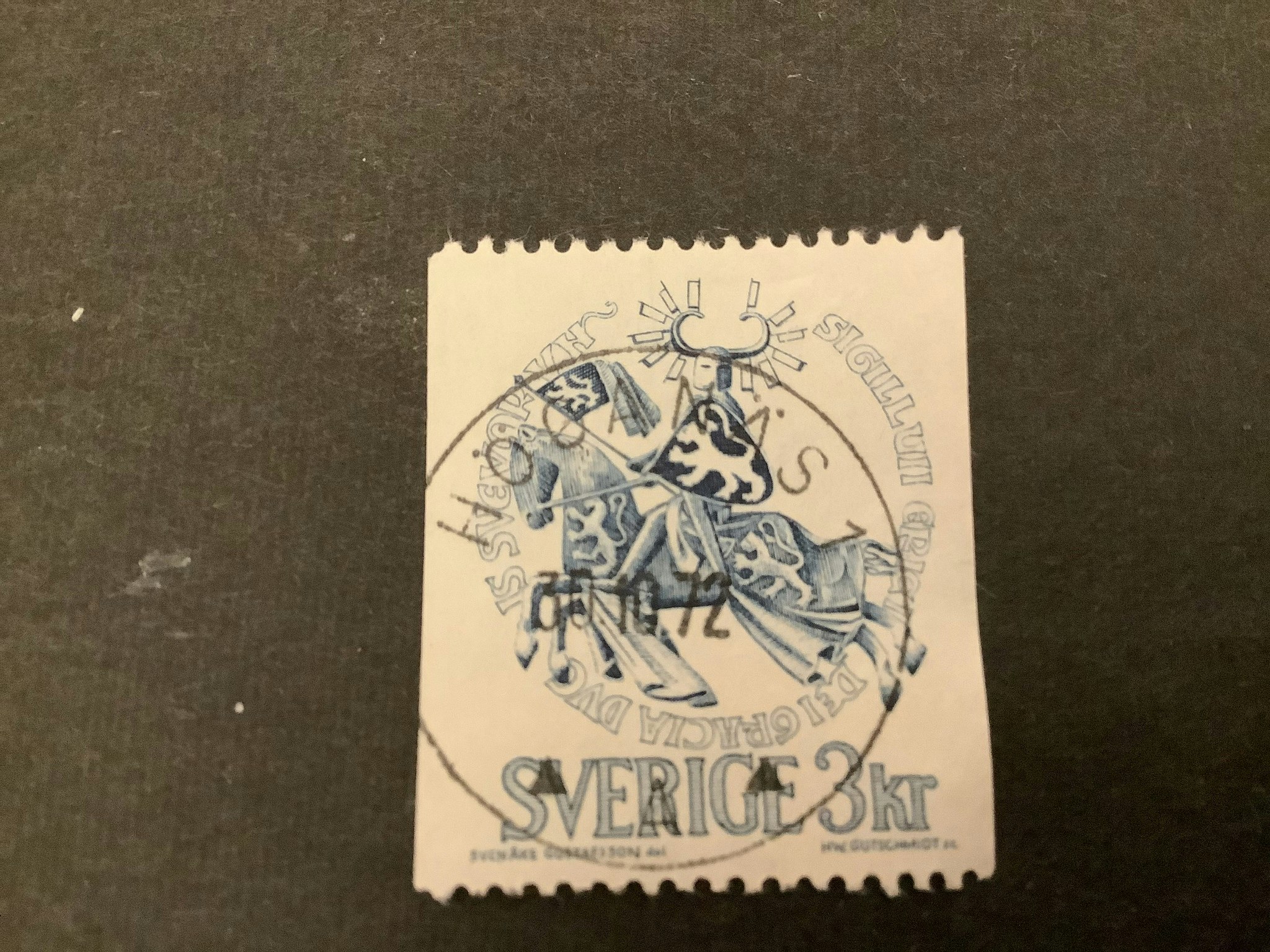 Erik Magnusson facit nr 692 V1 lyxstämplat HÖGANÄS 1