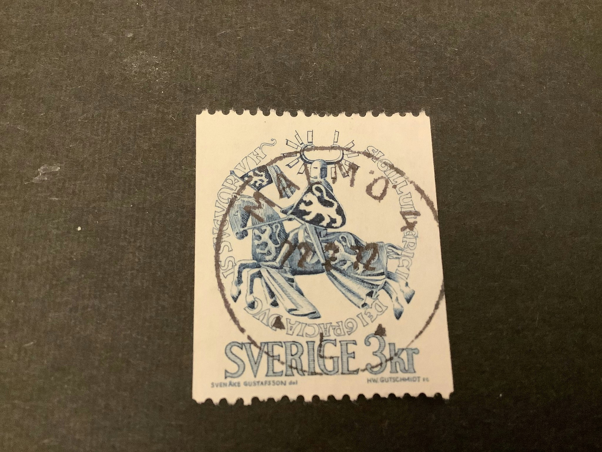 Erik Magnusson facit nr 692 V1 lyxstämplat MALMÖ 4