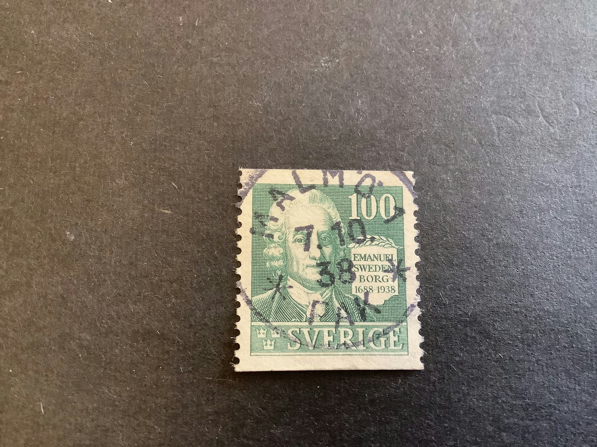 Swedenborg facit nr 260 praktstämplat MALMÖ 1