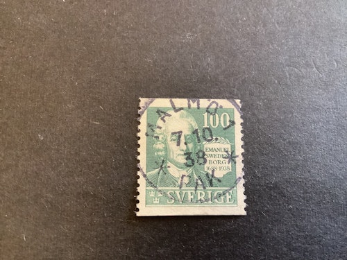 Swedenborg facit nr 260 praktstämplat MALMÖ 1