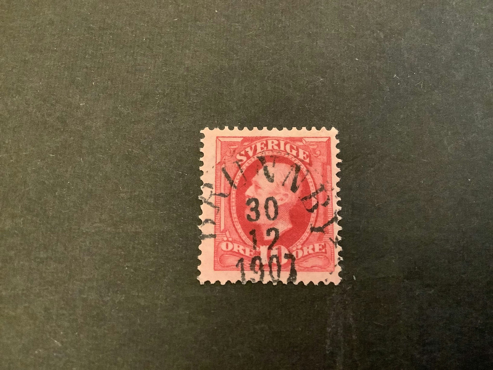 Oscar II facit nr 54 praktstämplat BRUNNBY