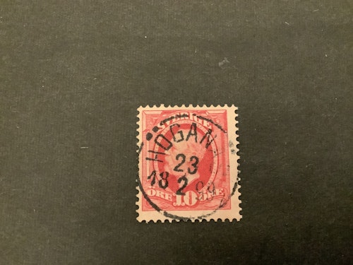 Oscar II facit nr 54 praktstämplat HÖGANÄS