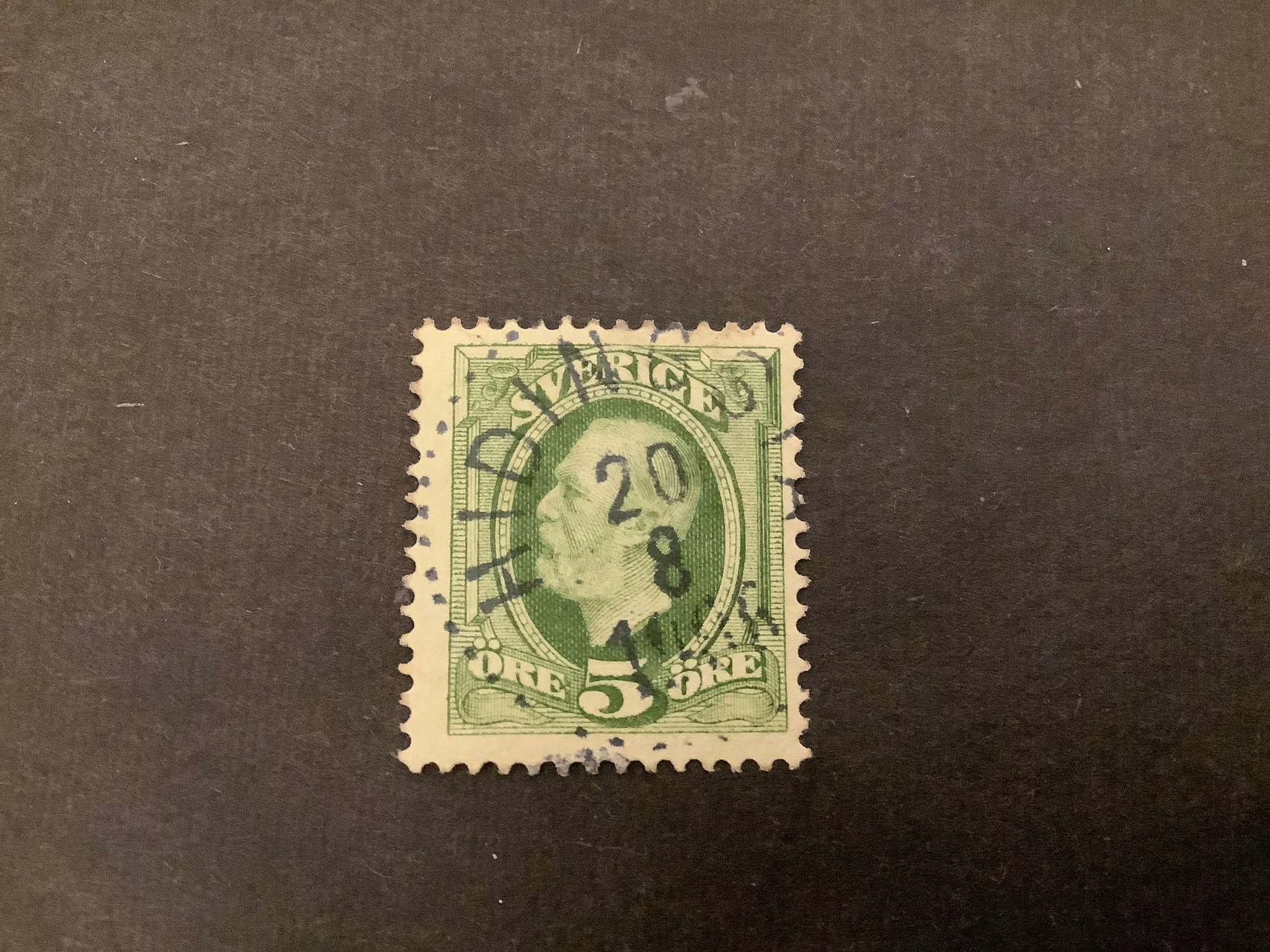 Oscar II facit nr 52 praktstämplat HIDINGSTA