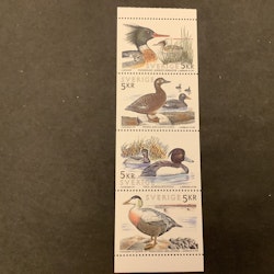 Sjöfåglar facit nr 1806-1809 postfriskt block