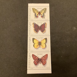 Fjärilar facit nr 1798-1801 postfriskt block