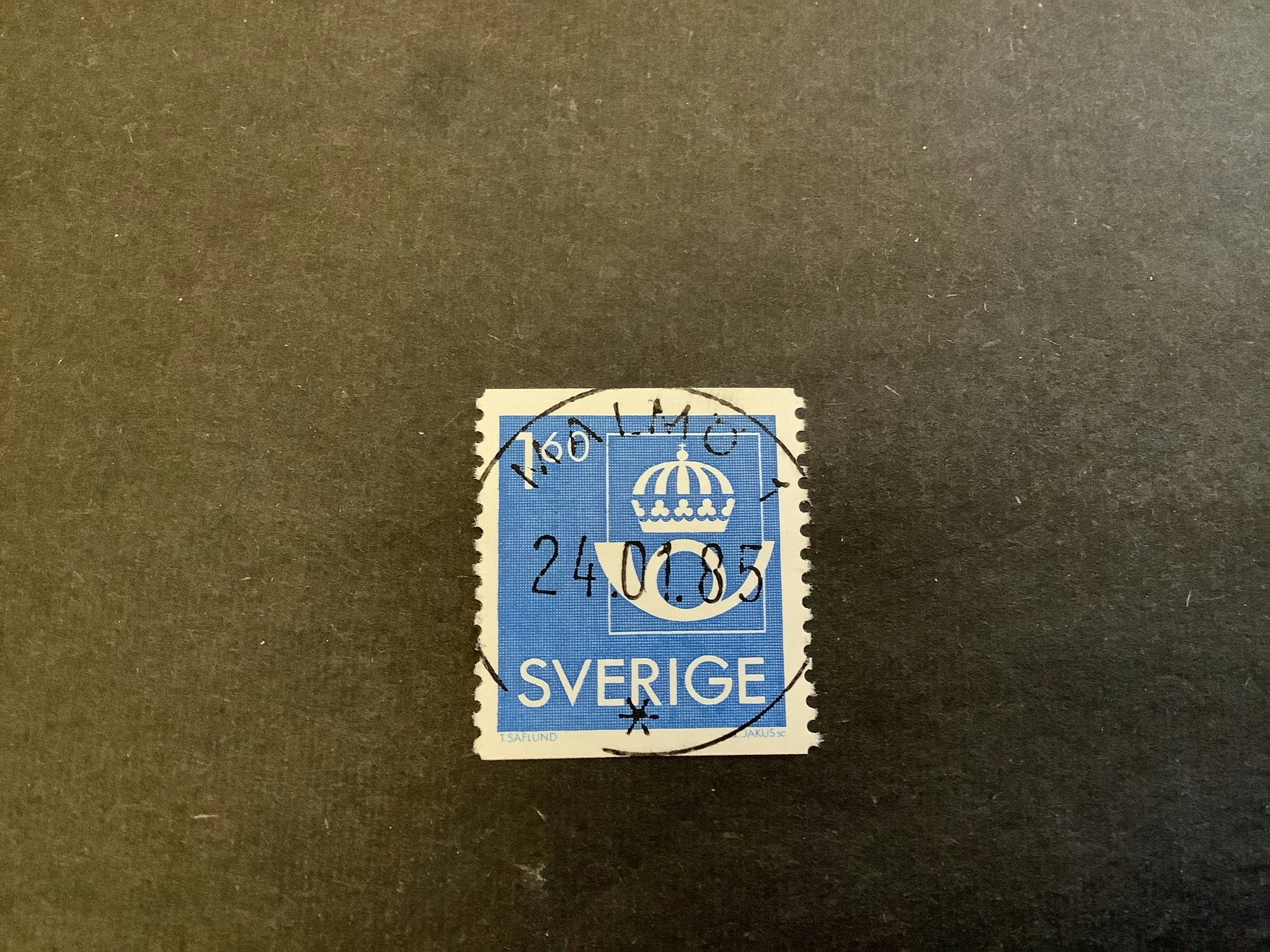 Postens emblem facit nr 1333 lyxstämplat MALMÖ 1
