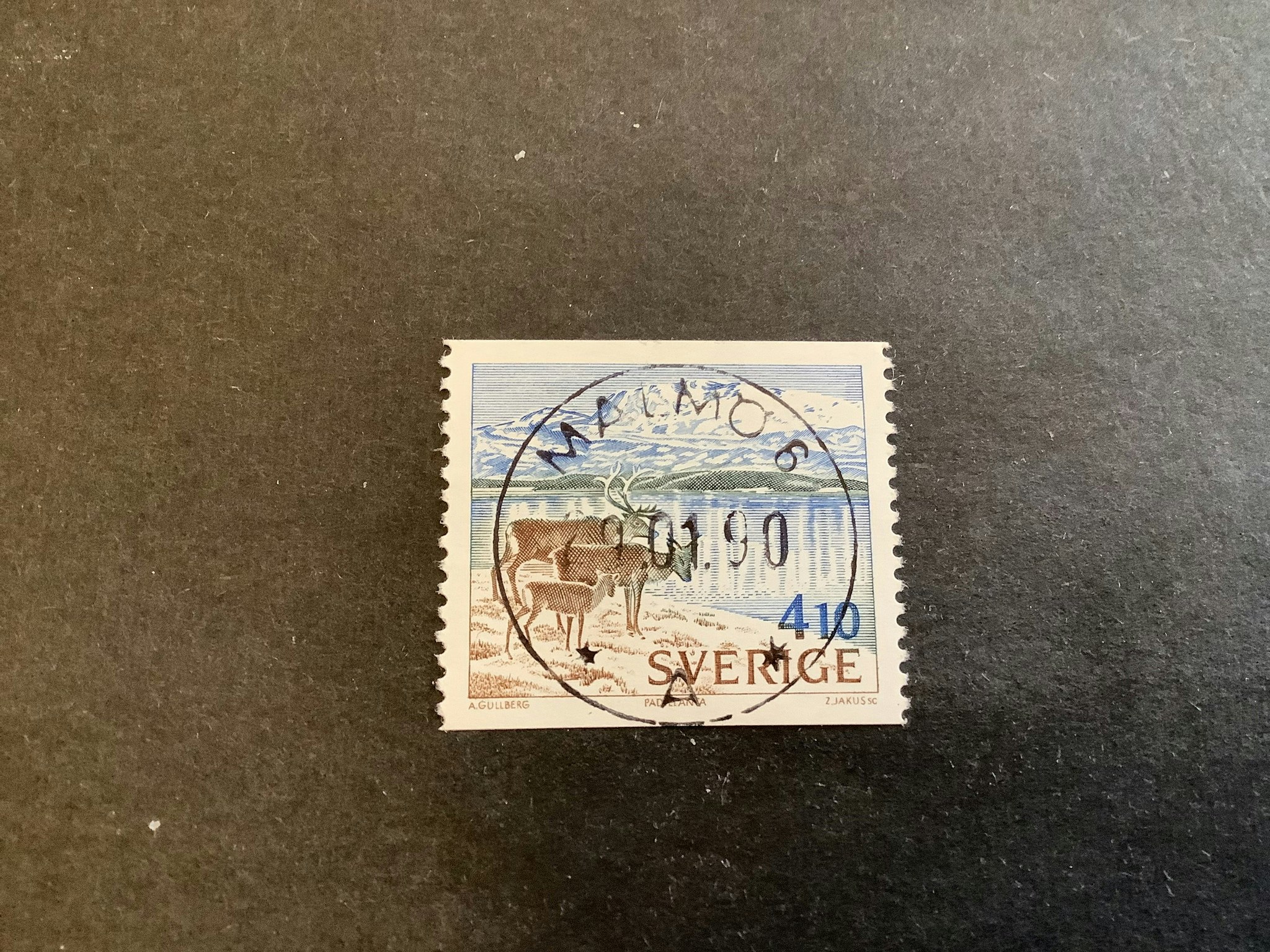 Nationalparker 2 facit nr 1602 lyxstämplat MALMÖ 6