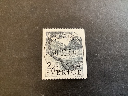 Fjällvärld facit nr 1294 lyxstämplat MALMÖ 1: