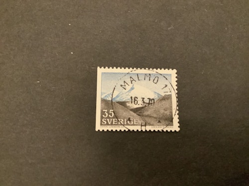 Fjället facit nr 599 B1 lyxstämplat MALMÖ 17