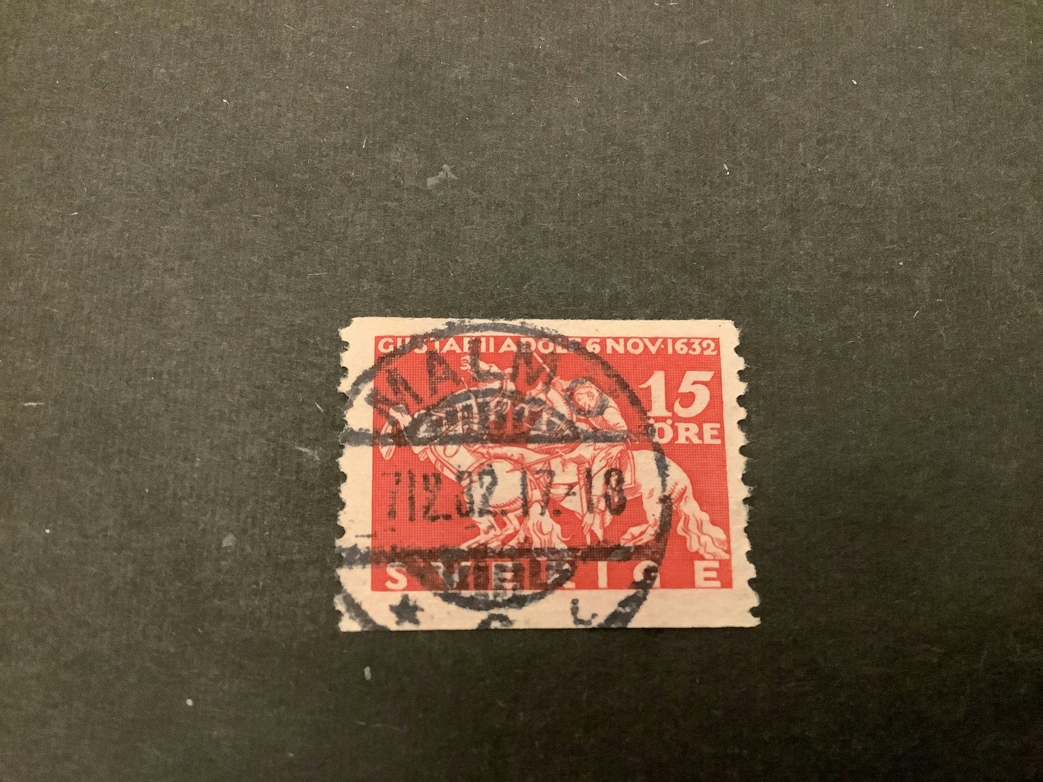 Lützen facit nr 235 A praktstämplat MALMÖ