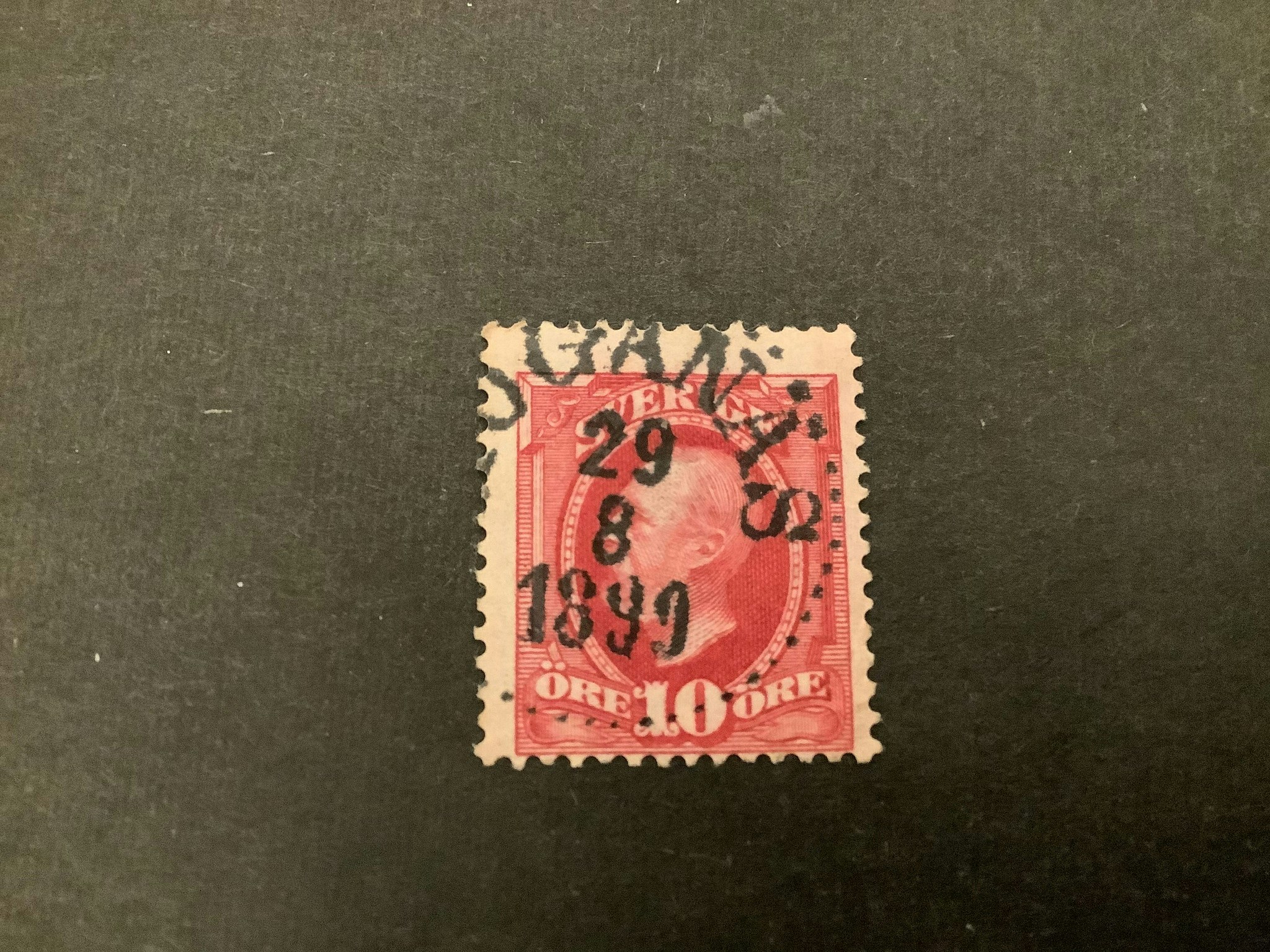 Oscar II facit nr 54 praktstämplat HÖGANÄS