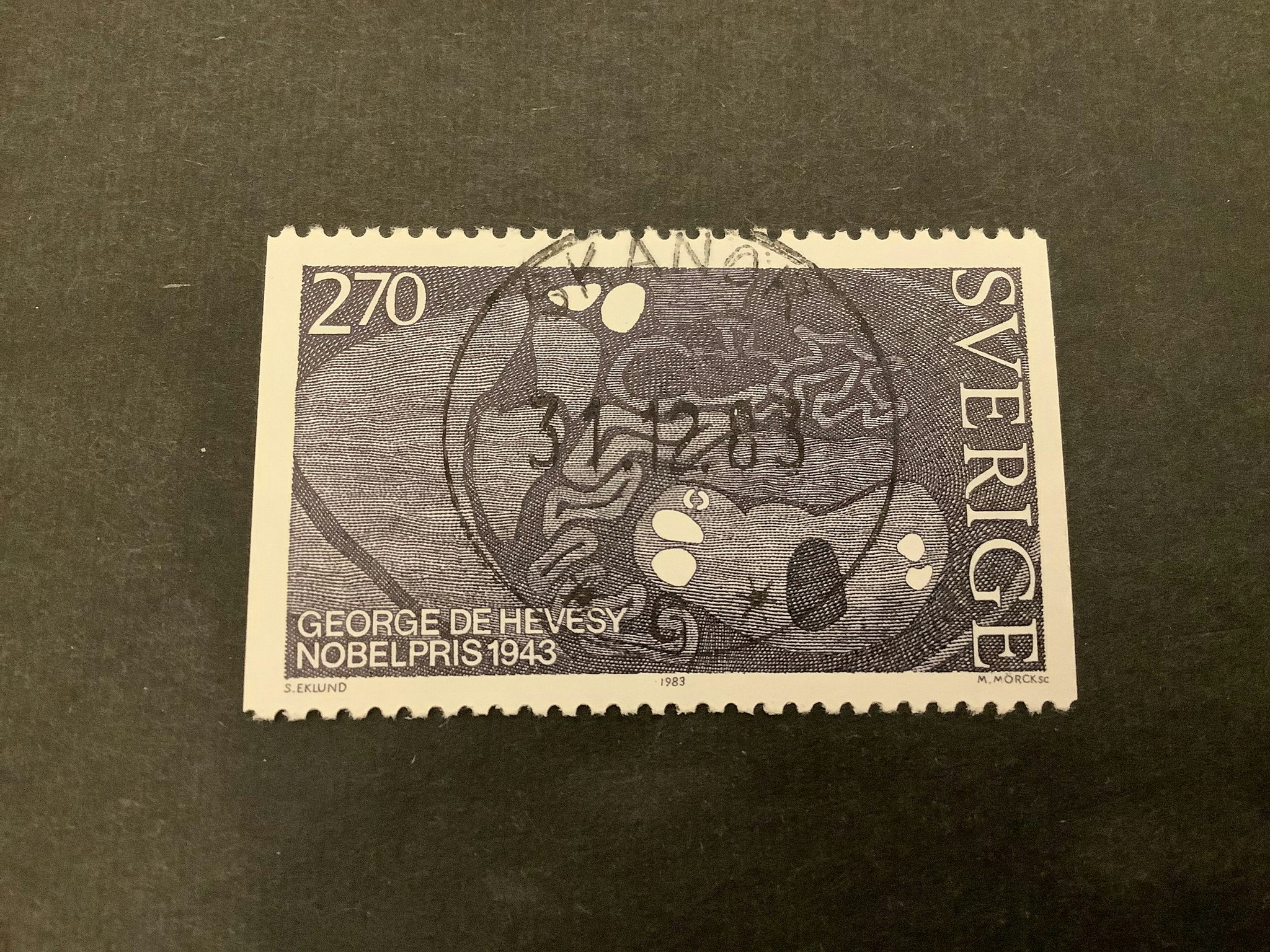 Nobelpristagare keni facit nr 1280 lyxstämplat SKANÖR