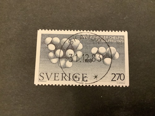 Nobelpristagare kemi facit nr 1283  lyxstämplat SKANÖR