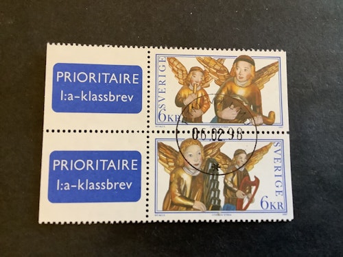 Utrikes julpost 1997 facit nr 2048 SX1 lyxstämplat par PTM MALMÖ