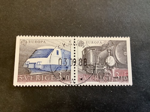 Europa XVII facit nr 1520 SX  lyxstämplat par SKANÖR