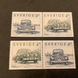 Svenska bilmodeller facit nr 1759-1760 postfriska par